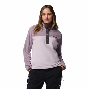 Columbia Women's Benton Springs Half Snap Pullover Lavender Pearl/Shale Purple / X-Small-Lavender Pearl/Shale Purple / Small-Lavender Pearl/Shale Purple / Medium-Lavender Pearl/Shale Purple / Large-Lavender Pearl/Shale Purple / X-Large - 53 Degrees North 