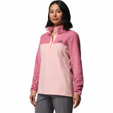 Columbia Women's Benton Springs Half Snap Pullover Lavender Pearl/Shale Purple / X-Small-Lavender Pearl/Shale Purple / Small-Lavender Pearl/Shale Purple / Medium-Lavender Pearl/Shale Purple / Large-Lavender Pearl/Shale Purple / X-Large - 53 Degrees North 