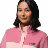 Columbia Women's Benton Springs Half Snap Pullover Lavender Pearl/Shale Purple / X-Small-Lavender Pearl/Shale Purple / Small-Lavender Pearl/Shale Purple / Medium-Lavender Pearl/Shale Purple / Large-Lavender Pearl/Shale Purple / X-Large - 53 Degrees North 