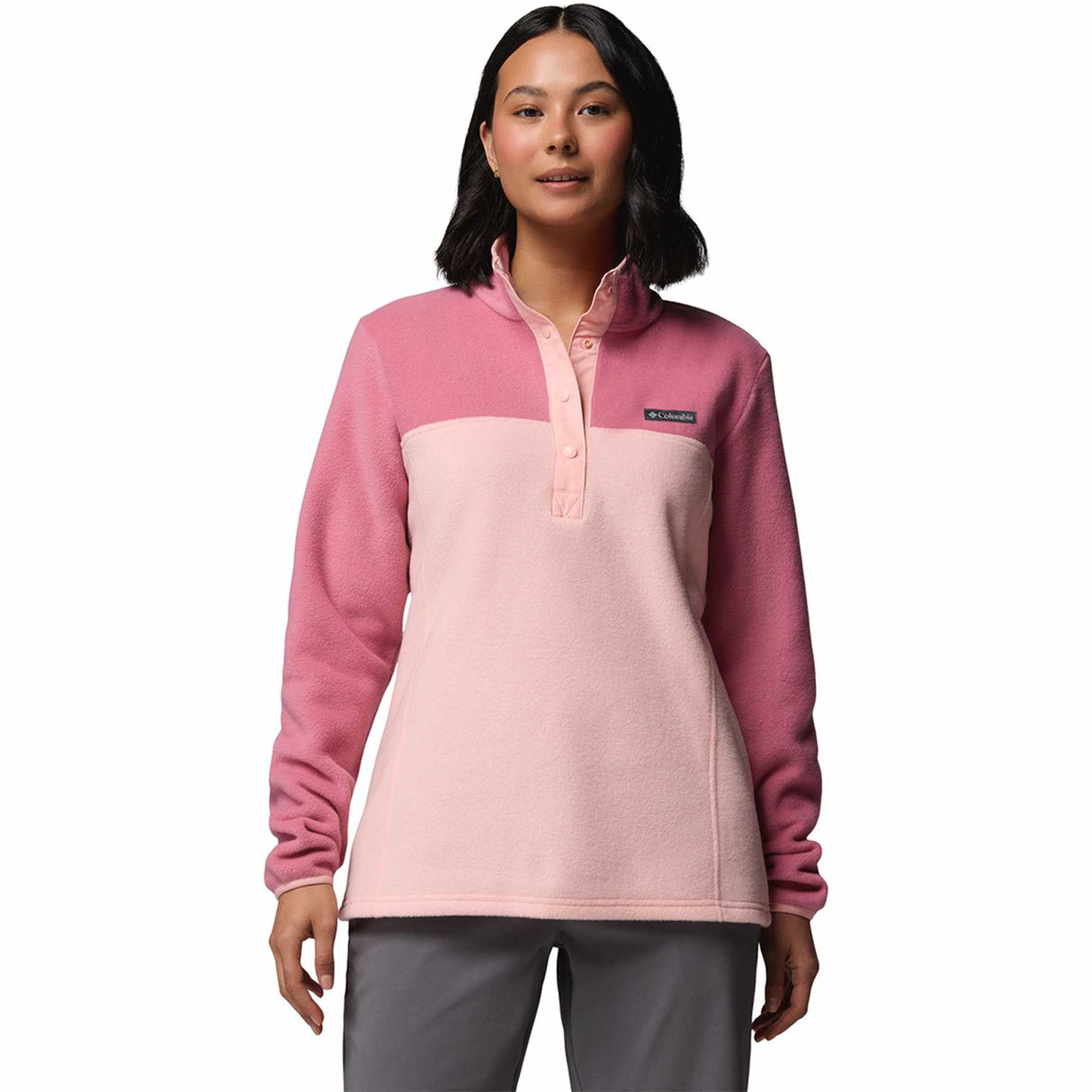 Columbia Women's Benton Springs Half Snap Pullover Lavender Pearl/Shale Purple / X-Small-Lavender Pearl/Shale Purple / Small-Lavender Pearl/Shale Purple / Medium-Lavender Pearl/Shale Purple / Large-Lavender Pearl/Shale Purple / X-Large - 53 Degrees North 
