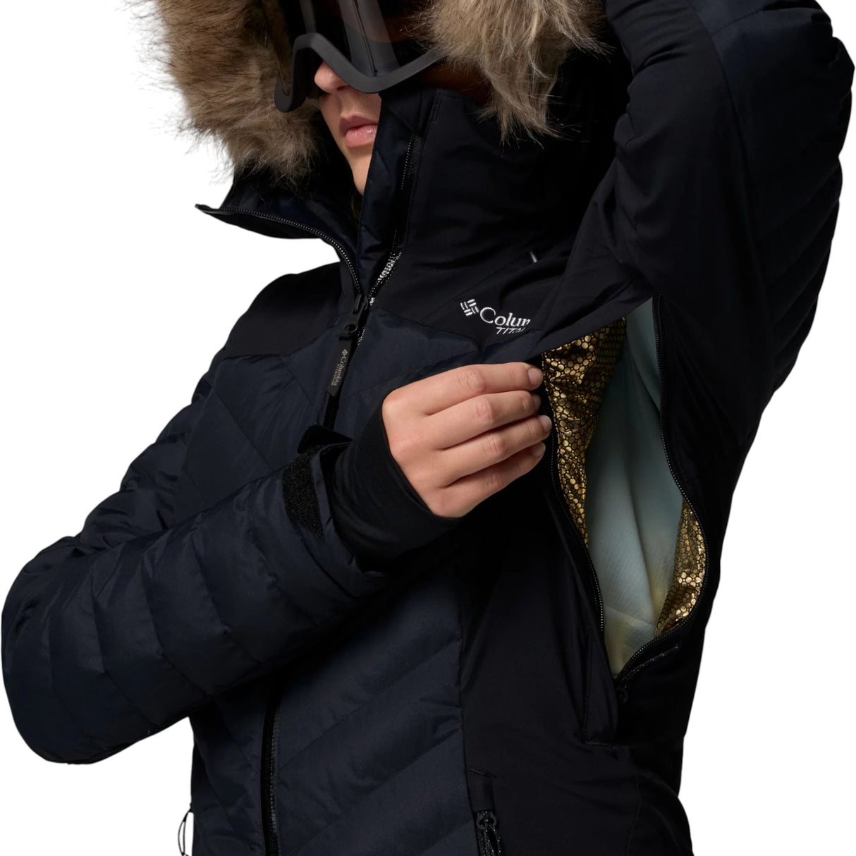 Columbia Women's Bird Mountain III Insulated Ski Jacket Black / X-Small-Black / Small-Black / Medium-Black / Large-Black / X-Large - 53 Degrees North 