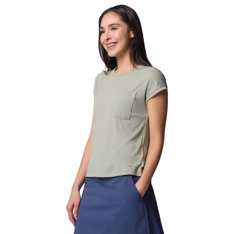 Columbia Women's Boundless Trek T-Shirt Lemon Wash / X-Small - 53 Degrees North