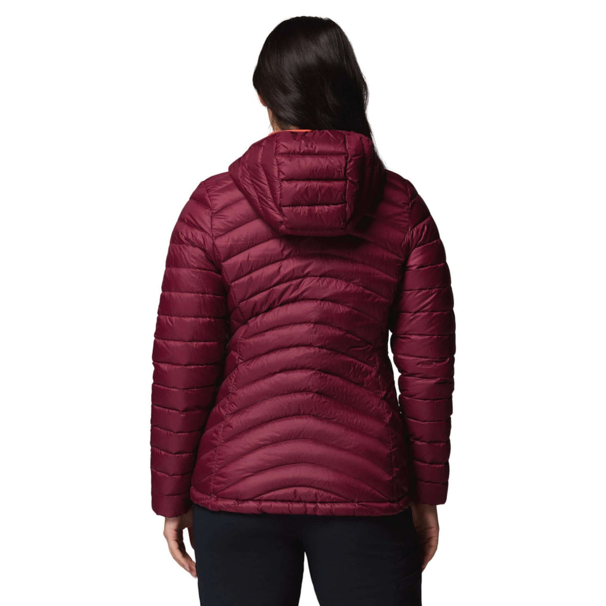 Columbia Women's Corelite Down Hooded Jacket Rich Wine / X-Small-Rich Wine / Small-Rich Wine / Medium-Rich Wine / Large-Rich Wine / X-Large - 53 Degrees North 