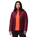 Columbia Women's Corelite Down Hooded Jacket Rich Wine / X-Small-Rich Wine / Small-Rich Wine / Medium-Rich Wine / Large-Rich Wine / X-Large - 53 Degrees North 