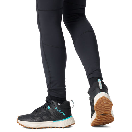 Columbia Women's Facet 75 Mid OutDry Waterproof Hiking Shoes Black/Bright Aqua / UK 4-Black/Bright Aqua / UK 5-Black/Bright Aqua / UK 6-Black/Bright Aqua / UK 7-Black/Bright Aqua / UK 8 - 53 Degrees North 