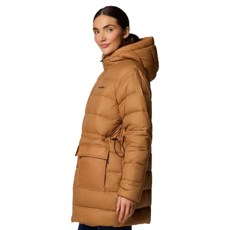 Columbia Women's Harmony Falls Mid Down Jacket Camel Brown / X-Small-Camel Brown / Small-Camel Brown / Medium-Camel Brown / Large-Camel Brown / X-Large - 53 Degrees North 