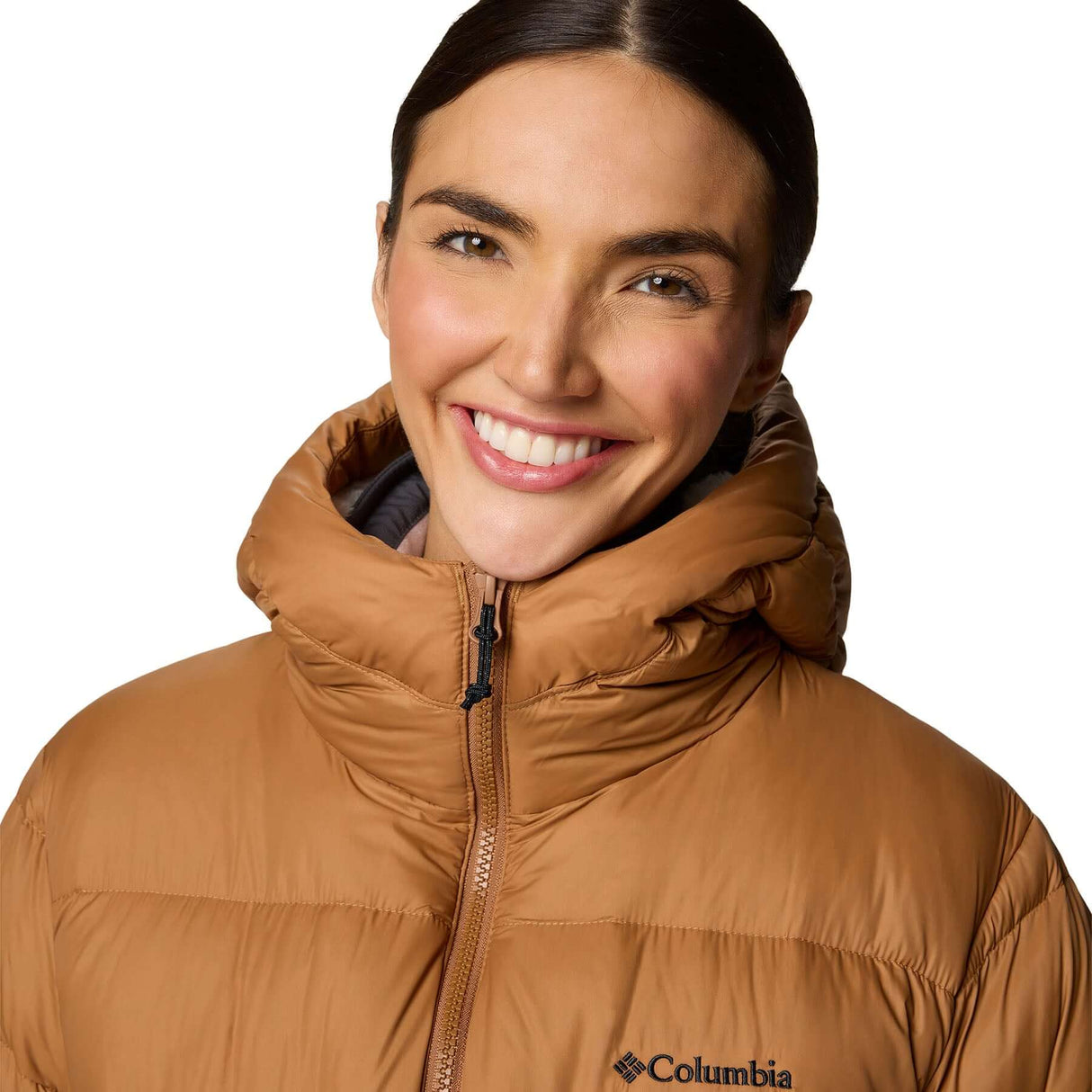Columbia Women's Harmony Falls Mid Down Jacket Camel Brown / X-Small-Camel Brown / Small-Camel Brown / Medium-Camel Brown / Large-Camel Brown / X-Large - 53 Degrees North 