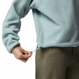 Columbia Women's Helvetia II Cropped Half Snap Fleece Pink Agate/Peppercorn/Flint Grey / X-Small-Pink Agate/Peppercorn/Flint Grey / Small-Pink Agate/Peppercorn/Flint Grey / Medium-Pink Agate/Peppercorn/Flint Grey / Large-Pink Agate/Peppercorn/Flint Grey / X-Large - 53 Degrees North 