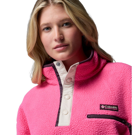 Columbia Women's Helvetia II Cropped Half Snap Fleece Nico/Dark Stone / X-Small - 53 Degrees North