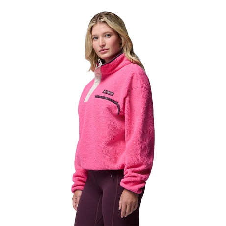 Columbia Women's Helvetia II Cropped Half Snap Fleece Nico/Dark Stone / X-Small - 53 Degrees North