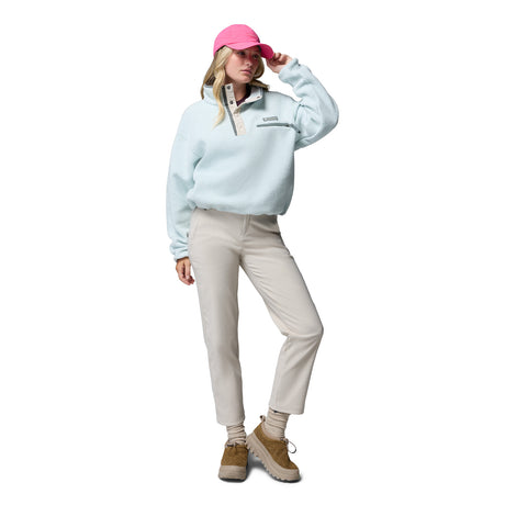 Columbia Women's Helvetia II Cropped Half Snap Fleece Nico/Dark Stone / X-Small - 53 Degrees North