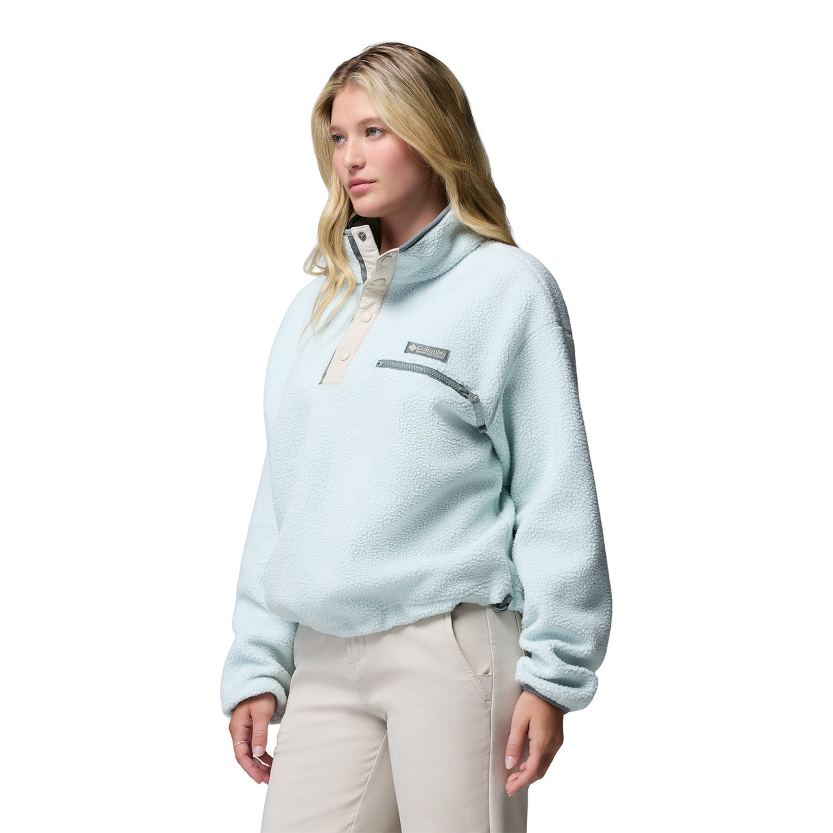 Columbia Women's Helvetia II Cropped Half Snap Fleece Nico/Dark Stone / X-Small - 53 Degrees North