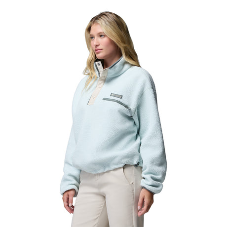 Columbia Women's Helvetia II Cropped Half Snap Fleece Nico/Dark Stone / X-Small - 53 Degrees North