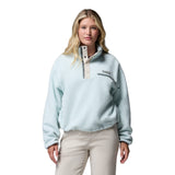Columbia Women's Helvetia II Cropped Half Snap Fleece Tea Light/Dark Stone / X-Small - 53 Degrees North
