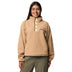 Columbia Women's Helvetia II Cropped Sherpa Half Snap Fleece Canoe / X-Small-Canoe / Small-Canoe / Medium-Canoe / Large-Canoe / X-Large - 53 Degrees North 