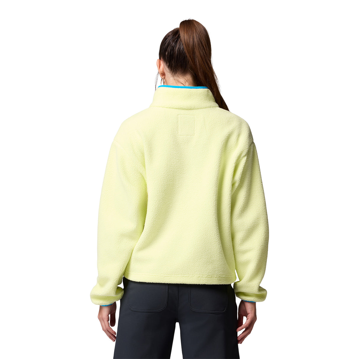 Columbia Women's Helvetia II Cropped Sherpa Half Snap Fleece Canoe / X-Small-Canoe / Small-Canoe / Medium-Canoe / Large-Canoe / X-Large - 53 Degrees North 