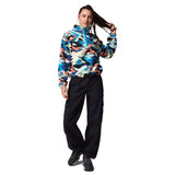 Columbia Women's Helvetia II Printed Cropped Half Snap Fleece Rosette Sprayflower / X-Small-Rosette Sprayflower / Small-Rosette Sprayflower / Medium-Rosette Sprayflower / Large-Rosette Sprayflower / X-Large - 53 Degrees North 