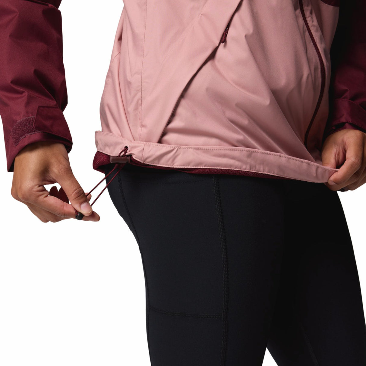 Columbia Women's Inner Limits III Waterproof Jacket Rich Wine/Eraser Pink / X-Small-Rich Wine/Eraser Pink / Small-Rich Wine/Eraser Pink / Medium-Rich Wine/Eraser Pink / Large-Rich Wine/Eraser Pink / X-Large - 53 Degrees North 