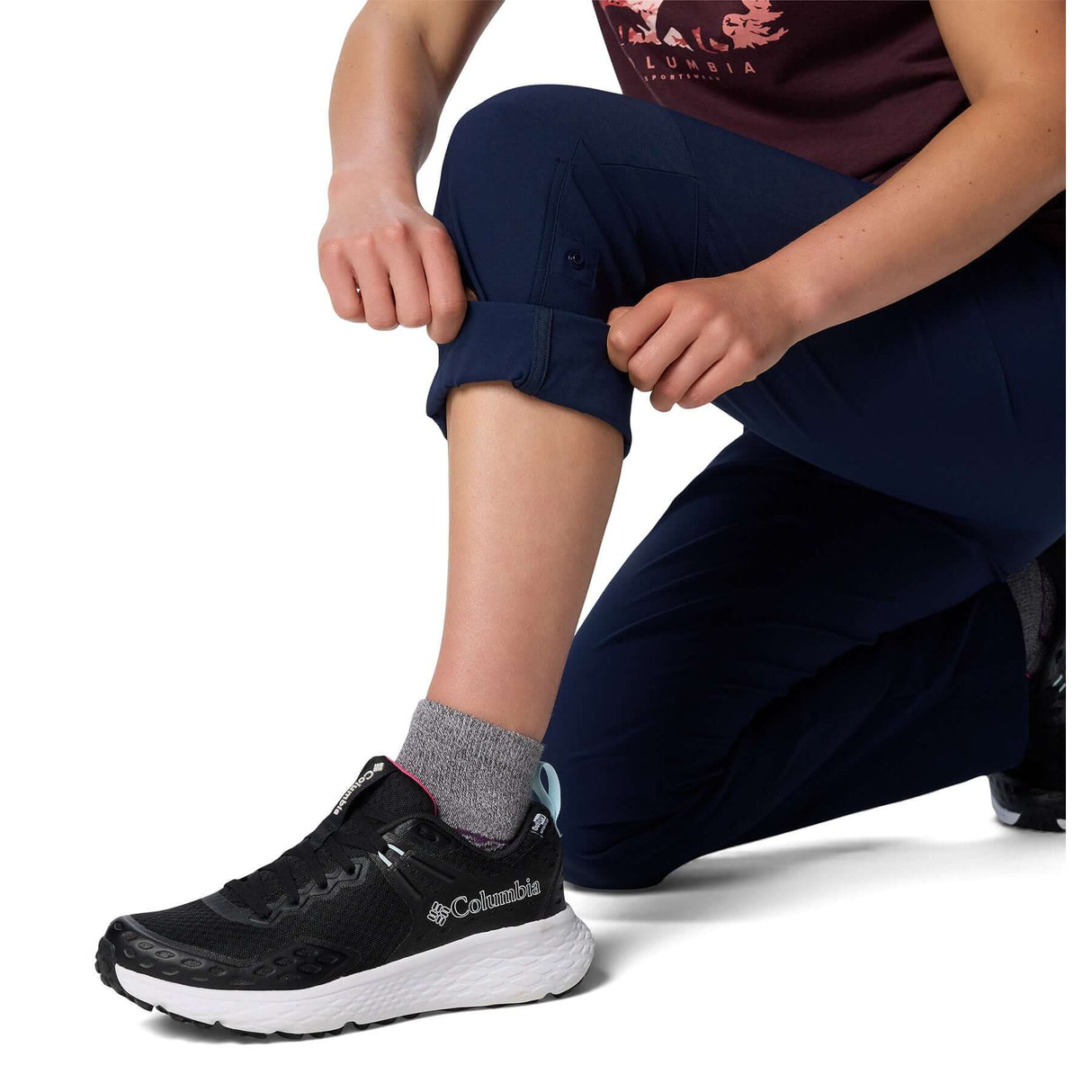 Columbia Women's Leslie Falls II Trousers Canoe / X-Small / Short-Canoe / X-Small / Regular-Canoe / Small / Short-Canoe / Small / Regular-Canoe / Medium / Short - 53 Degrees North 