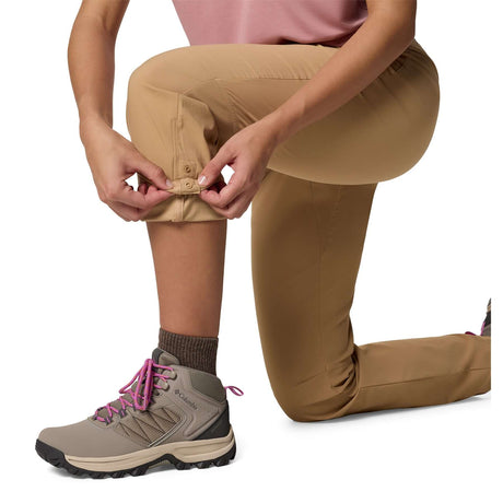Columbia Women's Leslie Falls II Trousers Canoe / X-Small / Short-Canoe / X-Small / Regular-Canoe / Small / Short-Canoe / Small / Regular-Canoe / Medium / Short - 53 Degrees North 