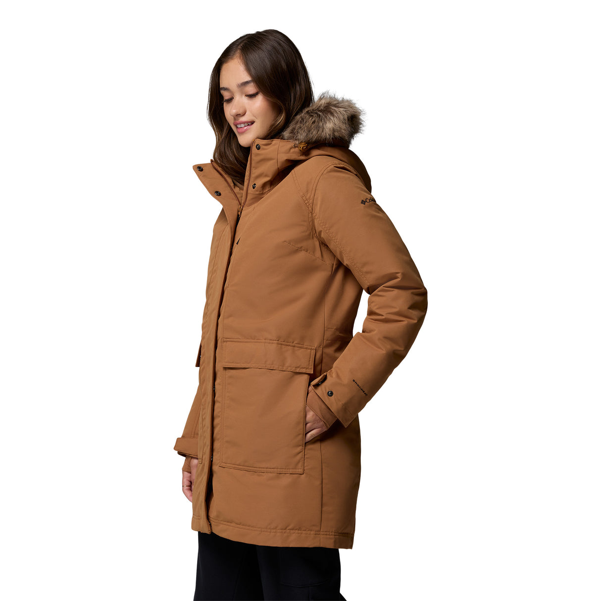 Columbia Women's Little Si II Insulated Parka Camel Brown / X-Small-Camel Brown / Small-Camel Brown / Medium-Camel Brown / Large-Camel Brown / X-Large - 53 Degrees North 