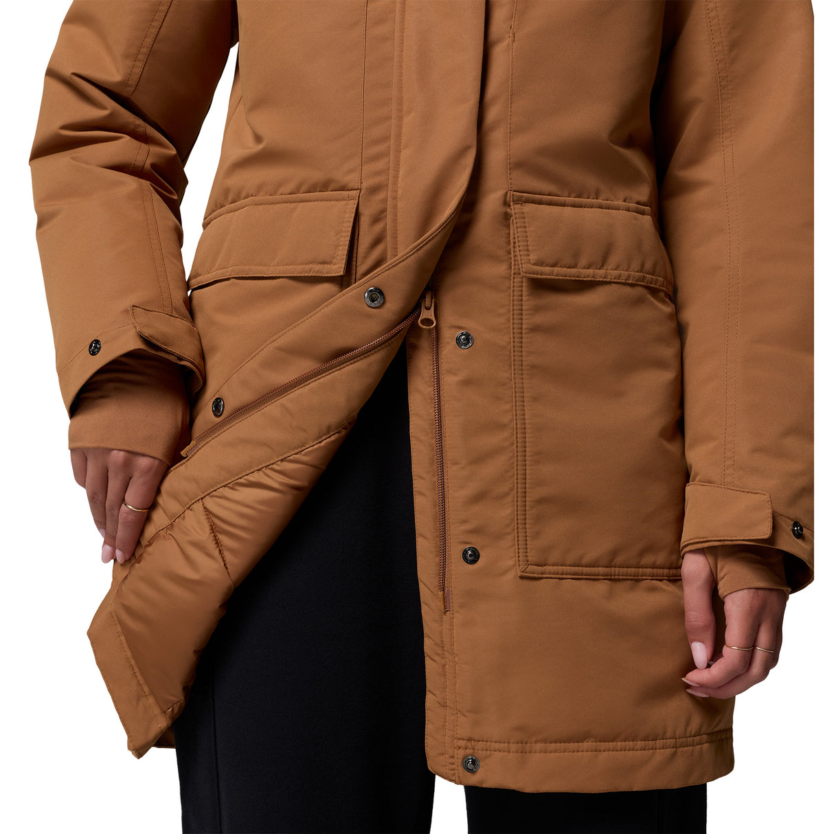 Columbia Women's Little Si II Insulated Parka Camel Brown / X-Small-Camel Brown / Small-Camel Brown / Medium-Camel Brown / Large-Camel Brown / X-Large - 53 Degrees North 