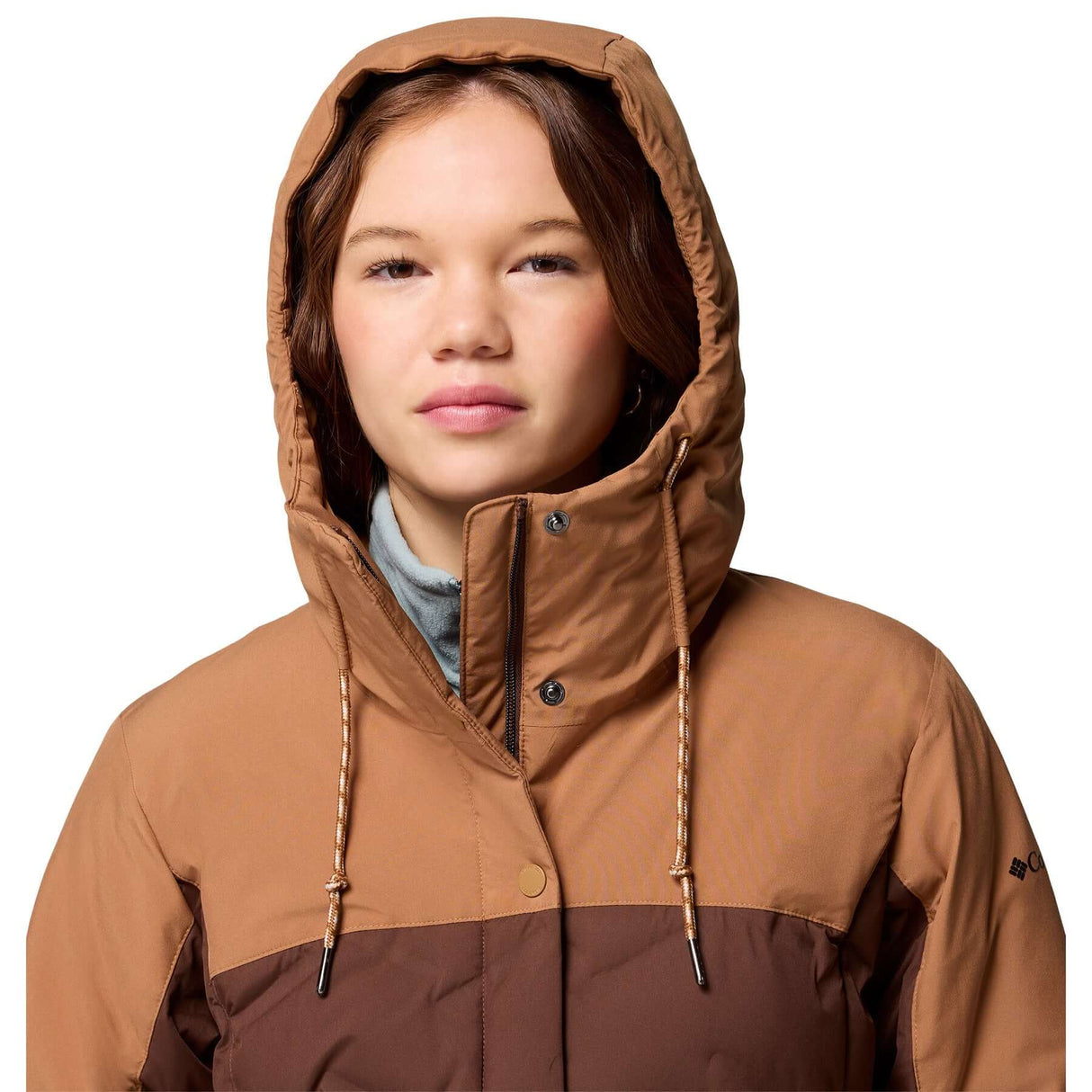 Columbia Women's Mountain Croo III Mid Down Jacket Tobacco/Camel Brown / X-Small-Tobacco/Camel Brown / Small-Tobacco/Camel Brown / Medium-Tobacco/Camel Brown / Large-Tobacco/Camel Brown / X-Large - 53 Degrees North 