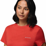 Columbia Women's Parsons Point Logo T-Shirt Lavender Pearl Heather / X-Small-Lavender Pearl Heather / Small-Lavender Pearl Heather / Medium-Lavender Pearl Heather / Large-Lavender Pearl Heather / X-Large - 53 Degrees North 