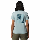 Columbia Women's Parsons Point T-Shirt White Heather/Floral Fun / X-Small-White Heather/Floral Fun / Small-White Heather/Floral Fun / Medium-White Heather/Floral Fun / Large-White Heather/Floral Fun / X-Large - 53 Degrees North 