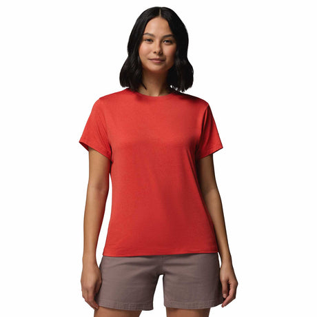 Columbia Women's Parsons Point T-Shirt White Heather/Floral Fun / X-Small-White Heather/Floral Fun / Small-White Heather/Floral Fun / Medium-White Heather/Floral Fun / Large-White Heather/Floral Fun / X-Large - 53 Degrees North 