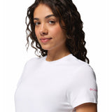 Columbia Women's Parsons Point T-Shirt White Heather/Floral Fun / X-Small-White Heather/Floral Fun / Small-White Heather/Floral Fun / Medium-White Heather/Floral Fun / Large-White Heather/Floral Fun / X-Large - 53 Degrees North 