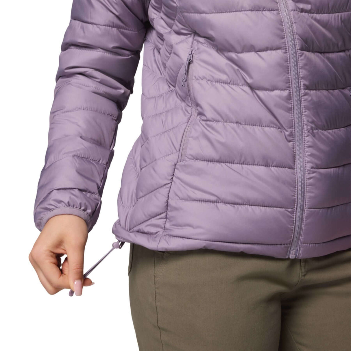 Columbia Women's Powder Lite II Hooded Insulated Jacket Shale Purple / X-Small-Shale Purple / Small-Shale Purple / Medium-Shale Purple / Large-Shale Purple / X-Large - 53 Degrees North 