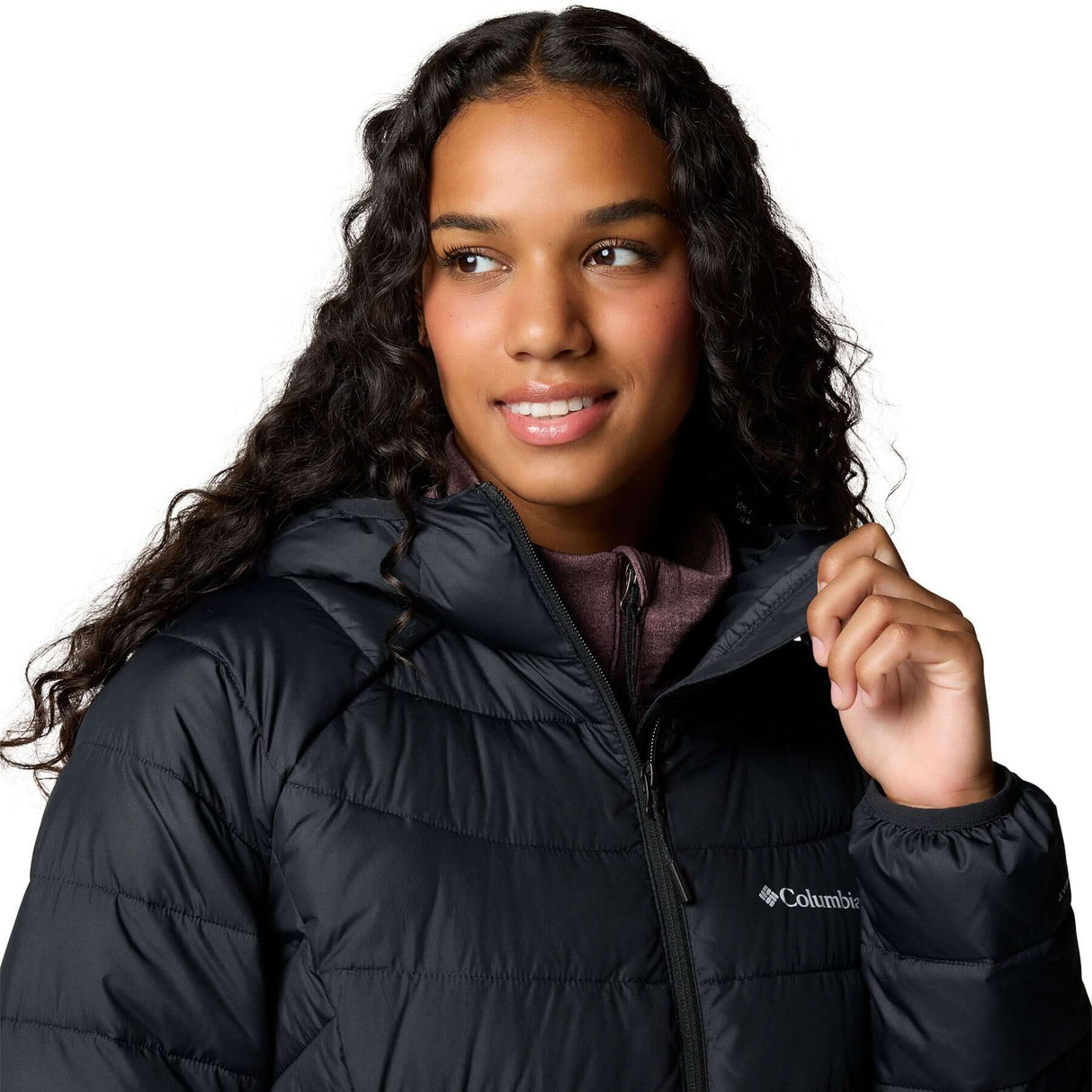 Columbia Women's Powder Lite II Mid Insulated Jacket Dark Stone / X-Small-Dark Stone / Small-Dark Stone / Medium-Dark Stone / Large-Dark Stone / X-Large - 53 Degrees North 