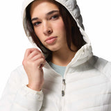 Columbia Women's Powder Pass III Hybrid Hooded Jacket Sea Salt/Dark Stone / X-Small-Sea Salt/Dark Stone / Small-Sea Salt/Dark Stone / Medium-Sea Salt/Dark Stone / Large-Sea Salt/Dark Stone / X-Large - 53 Degrees North 