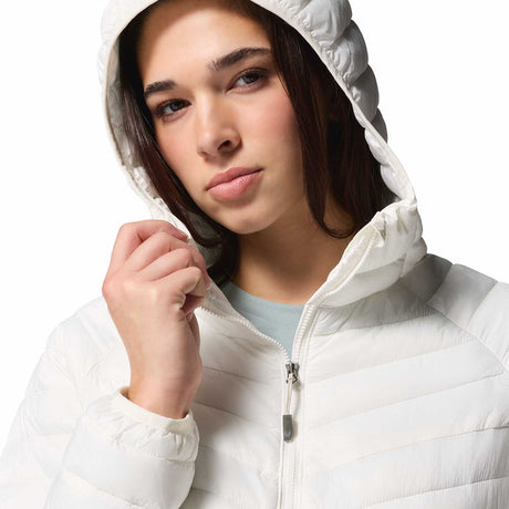 Columbia Women's Powder Pass III Hybrid Hooded Jacket Sea Salt/Dark Stone / X-Small-Sea Salt/Dark Stone / Small-Sea Salt/Dark Stone / Medium-Sea Salt/Dark Stone / Large-Sea Salt/Dark Stone / X-Large - 53 Degrees North 