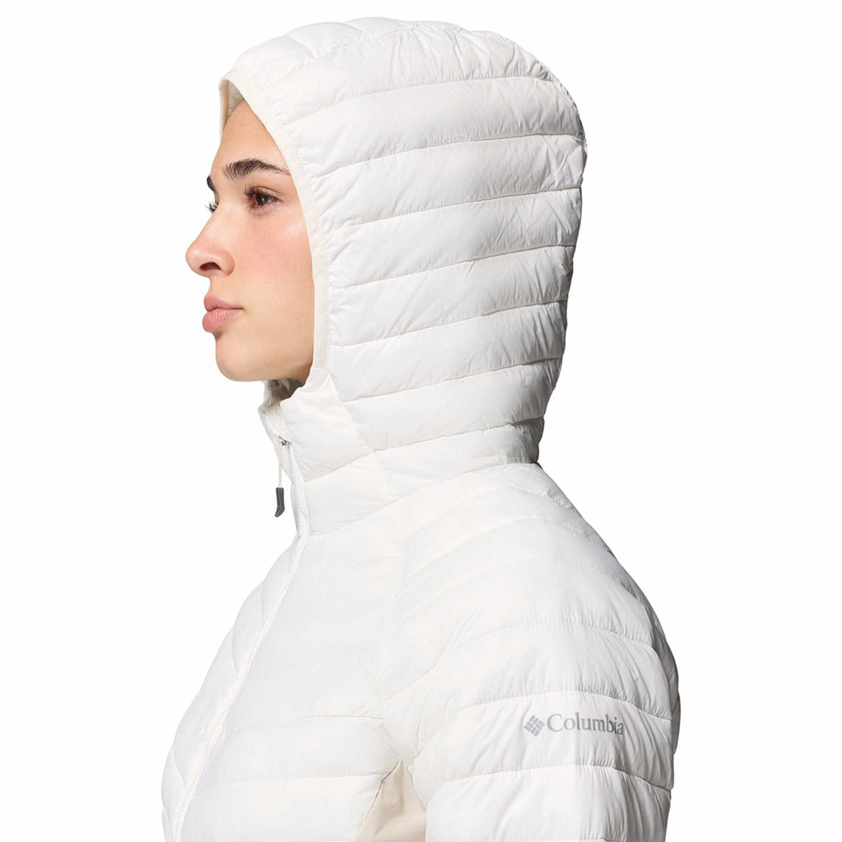 Columbia Women's Powder Pass III Hybrid Hooded Jacket Sea Salt/Dark Stone / X-Small-Sea Salt/Dark Stone / Small-Sea Salt/Dark Stone / Medium-Sea Salt/Dark Stone / Large-Sea Salt/Dark Stone / X-Large - 53 Degrees North 