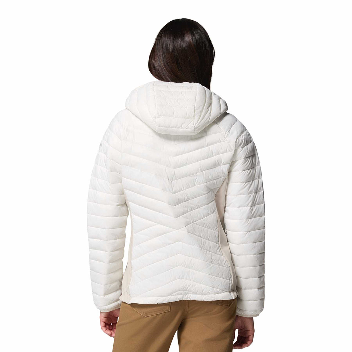 Columbia Women's Powder Pass III Hybrid Hooded Jacket Sea Salt/Dark Stone / X-Small-Sea Salt/Dark Stone / Small-Sea Salt/Dark Stone / Medium-Sea Salt/Dark Stone / Large-Sea Salt/Dark Stone / X-Large - 53 Degrees North 
