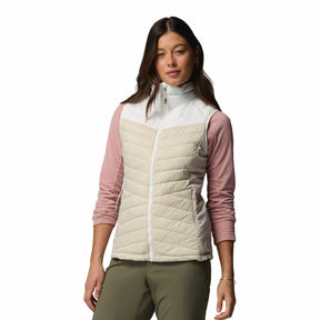 Columbia Women's Powder Pass III Hybrid Vest Dark Stone/Sea Salt / Small-Dark Stone/Sea Salt / Medium-Dark Stone/Sea Salt / Large-Dark Stone/Sea Salt / X-Large-Dark Stone/Sea Salt / XX-Large - 53 Degrees North 