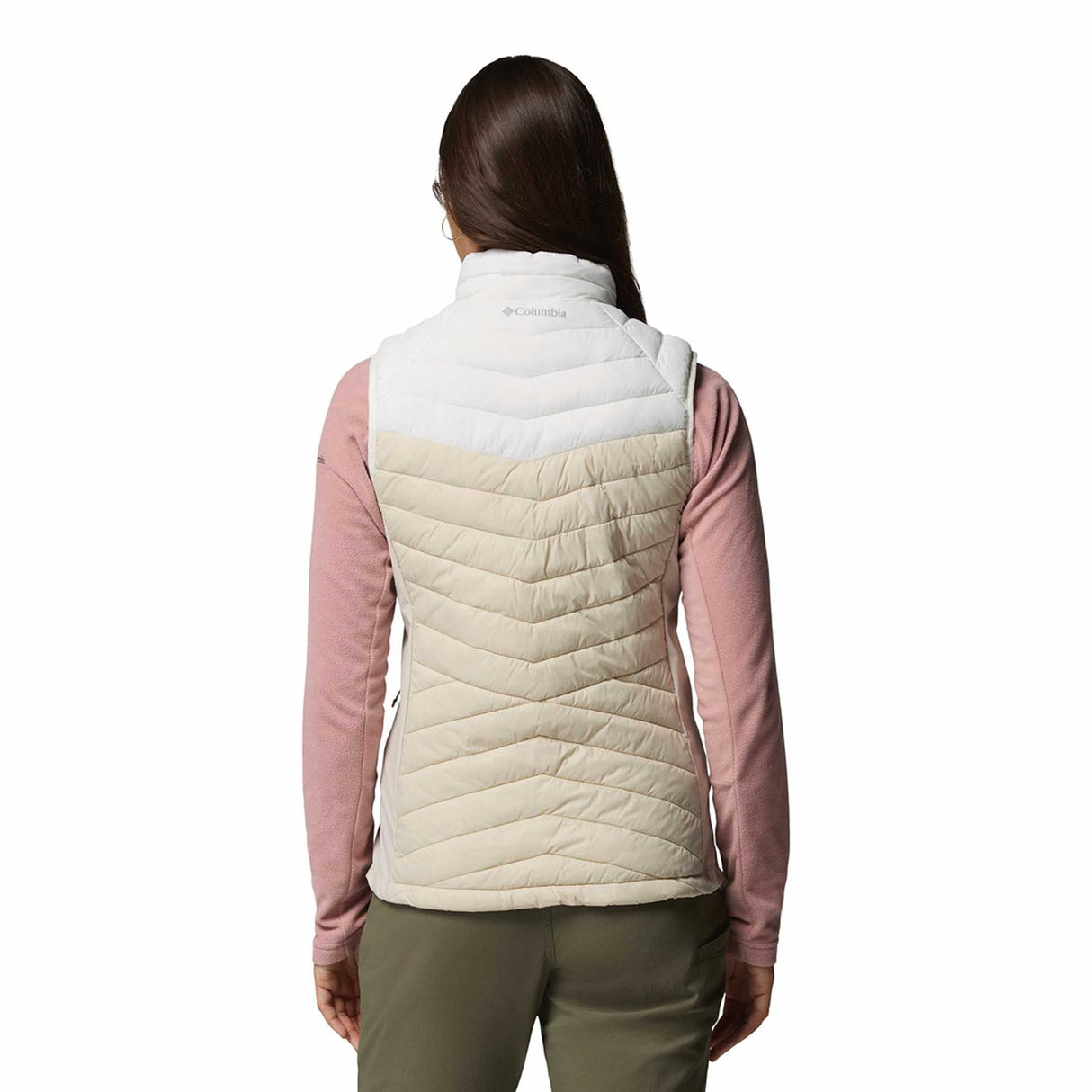 Columbia Women's Powder Pass III Hybrid Vest Dark Stone/Sea Salt / Small-Dark Stone/Sea Salt / Medium-Dark Stone/Sea Salt / Large-Dark Stone/Sea Salt / X-Large-Dark Stone/Sea Salt / XX-Large - 53 Degrees North 