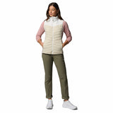 Columbia Women's Powder Pass III Hybrid Vest Dark Stone/Sea Salt / Small-Dark Stone/Sea Salt / Medium-Dark Stone/Sea Salt / Large-Dark Stone/Sea Salt / X-Large-Dark Stone/Sea Salt / XX-Large - 53 Degrees North 