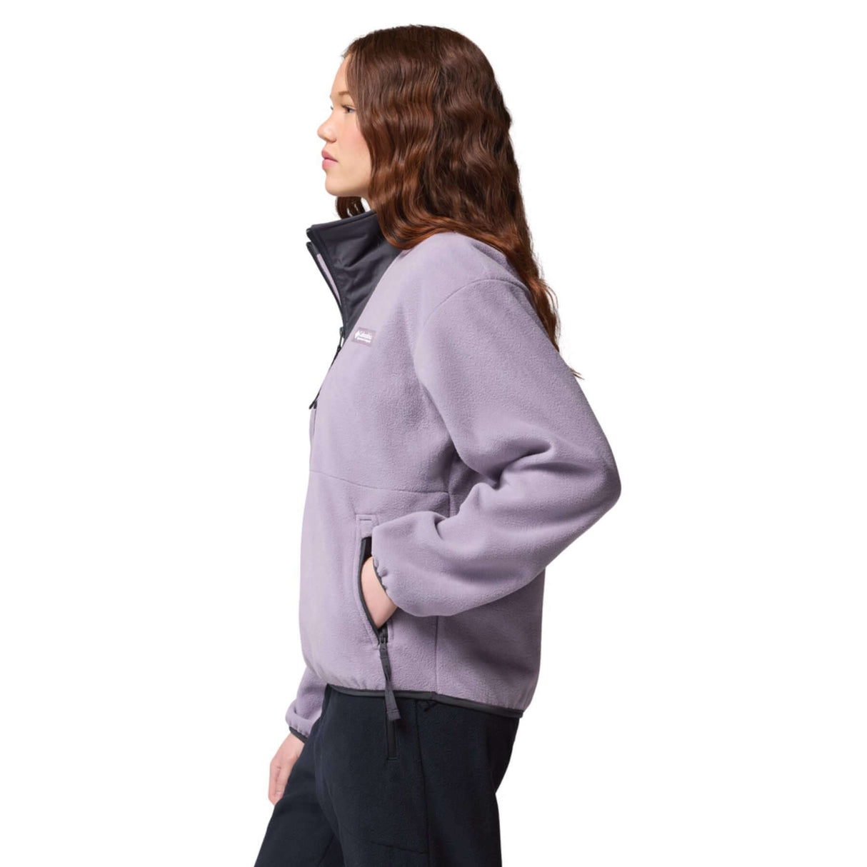 Columbia Women's Sequoia Grove 1/2 Zip Fleece Shale Purple/Shark/Shark / X-Small-Shale Purple/Shark/Shark / Small-Shale Purple/Shark/Shark / Medium-Shale Purple/Shark/Shark / Large-Shale Purple/Shark/Shark / X-Large - 53 Degrees North 