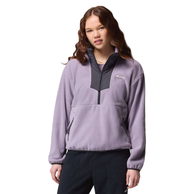 Columbia Women's Sequoia Grove 1/2 Zip Fleece Shale Purple/Shark/Shark / X-Small-Shale Purple/Shark/Shark / Small-Shale Purple/Shark/Shark / Medium-Shale Purple/Shark/Shark / Large-Shale Purple/Shark/Shark / X-Large - 53 Degrees North 