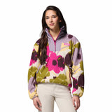 Columbia Women's Sequoia Grove Printed Half Zip Shale Purple Blossoming / X-Small-Shale Purple Blossoming / Small-Shale Purple Blossoming / Medium-Shale Purple Blossoming / Large-Shale Purple Blossoming / X-Large - 53 Degrees North 