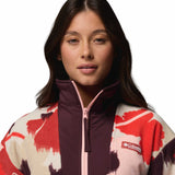 Columbia Women's Sequoia Grove Printed Half Zip Shale Purple Blossoming / X-Small-Shale Purple Blossoming / Small-Shale Purple Blossoming / Medium-Shale Purple Blossoming / Large-Shale Purple Blossoming / X-Large - 53 Degrees North 