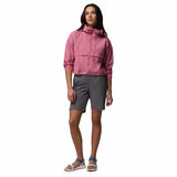 Columbia Women's Spire Valley Cropped Windbreaker Rosette / X-Small-Rosette / Small-Rosette / Medium-Rosette / Large-Rosette / X-Large - 53 Degrees North 