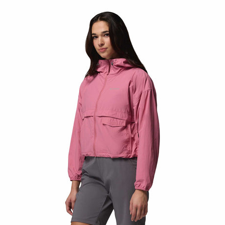 Columbia Women's Spire Valley Cropped Windbreaker Rosette / X-Small-Rosette / Small-Rosette / Medium-Rosette / Large-Rosette / X-Large - 53 Degrees North 