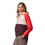 Columbia Women's Spire Valley Windbreaker Moonvista/Pink Sand/Poppy Red / X-Small-Moonvista/Pink Sand/Poppy Red / Small-Moonvista/Pink Sand/Poppy Red / Medium-Moonvista/Pink Sand/Poppy Red / Large-Moonvista/Pink Sand/Poppy Red / X-Large - 53 Degrees North 