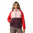Columbia Women's Spire Valley Windbreaker Moonvista/Pink Sand/Poppy Red / X-Small-Moonvista/Pink Sand/Poppy Red / Small-Moonvista/Pink Sand/Poppy Red / Medium-Moonvista/Pink Sand/Poppy Red / Large-Moonvista/Pink Sand/Poppy Red / X-Large - 53 Degrees North 
