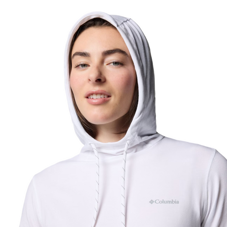 Columbia Women's Sun Trek Long Sleeve Hoodie White / X-Small-White / Small-White / Medium-White / Large-White / X-Large - 53 Degrees North 