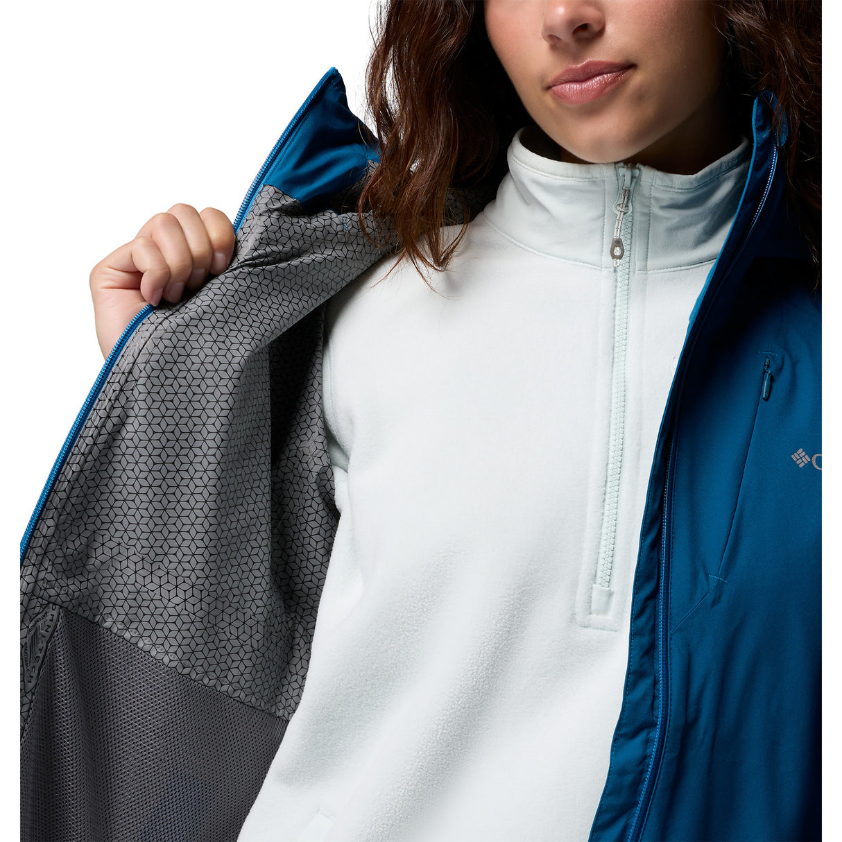 Columbia Women's Trailborne 2.5L Shell Jacket Phoenix Blue / X-Small - 53 Degrees North